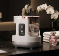 Prime and Polish: Makeup Brush Cleaner with Blue Light LED